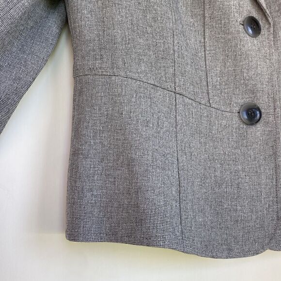 NEW Without Tag Structured Jacket With Peplum By Kasper - Picture 5 of 8